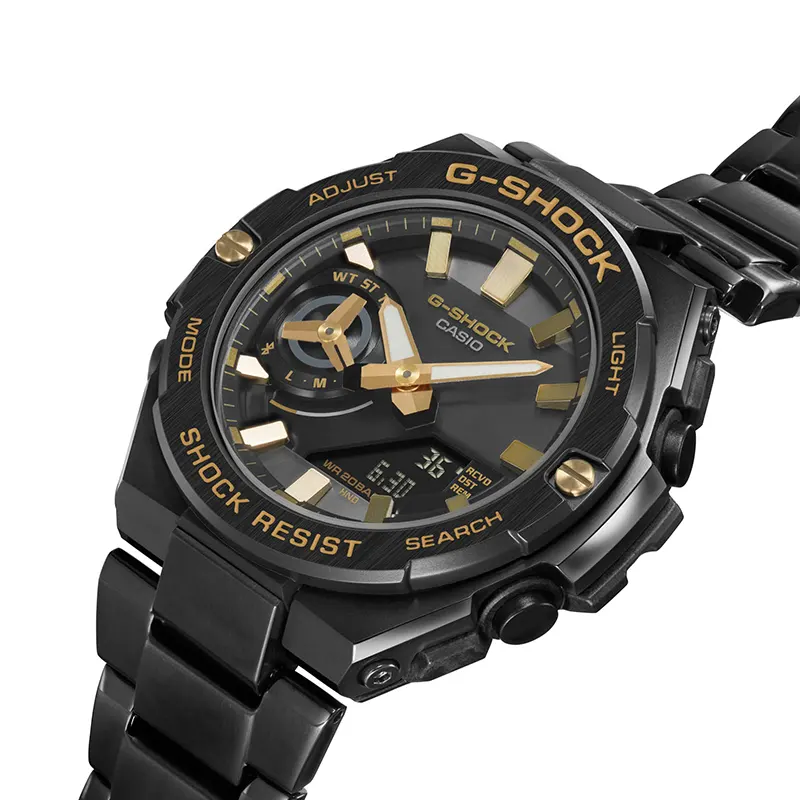 Casio G-Shock G-Steel Solar Black Men's Watch- GST-B500BD-1A9DR